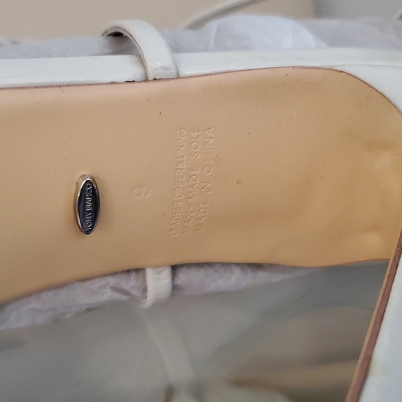 Tony Bianco bone colored Strappy sandal  Size 9 Heel 4” small platform NWTS - Picture 7 of 9